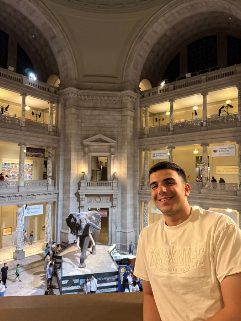 Ghassan at the Smithsonian in Washington DC